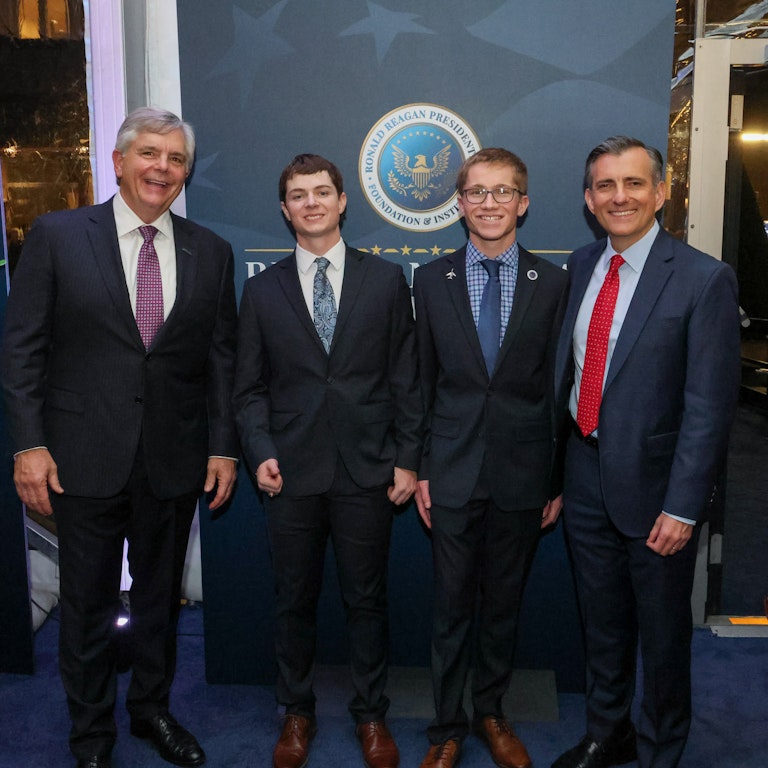 RNDF 2025 GE-Reagan Scholars GE-Reagan Scholars with Reagan Foundation & GE Aerospace