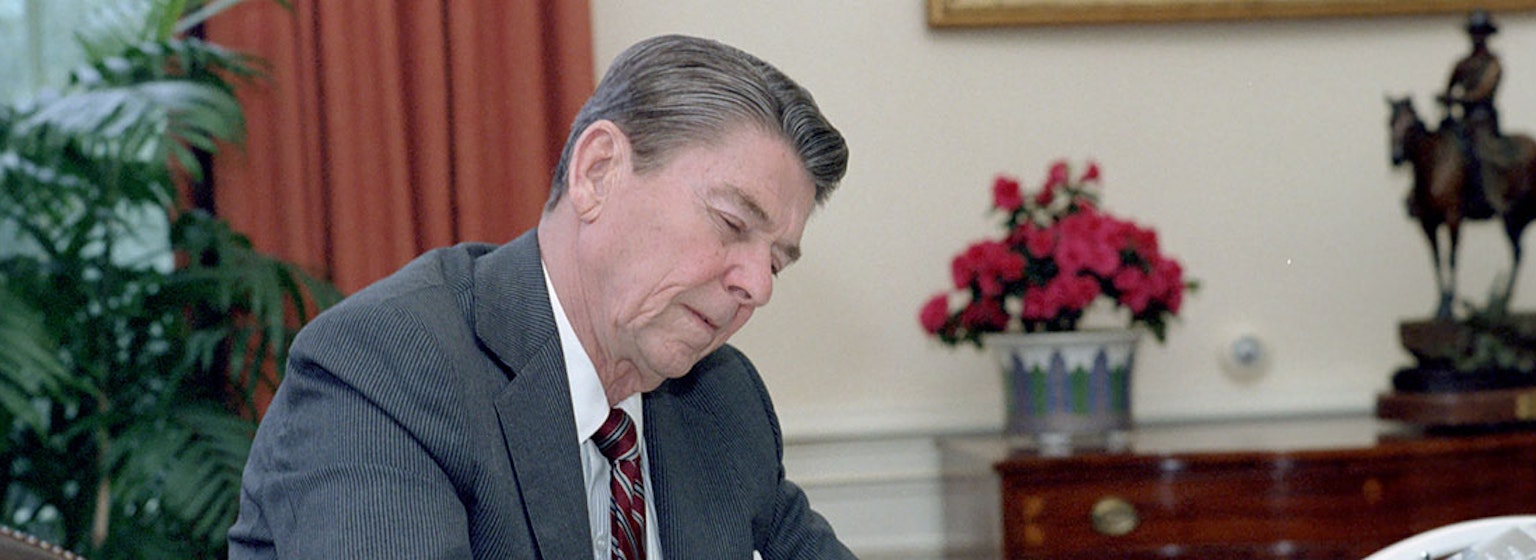 President Reagan's White House Diaries - 01-24-1983 Ronald Reagan's white house diaries for the day of 01-24-1983
