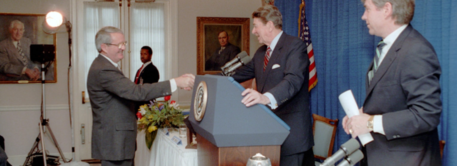 President Reagan's White House Diaries - 02-21-1986 Ronald Reagan's white house diaries for the day of 02-21-1986