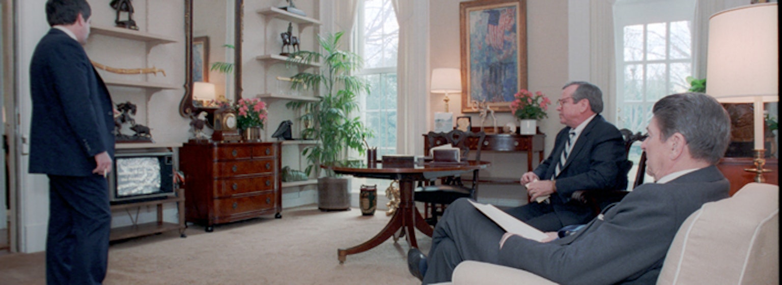 President Reagan's White House Diaries - 04-01-1987 Ronald Reagan's white house diaries for the day of 04-01-1987
