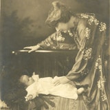 Nancy Reagan as a baby with her mother Nancy Reagan as a baby with her mother