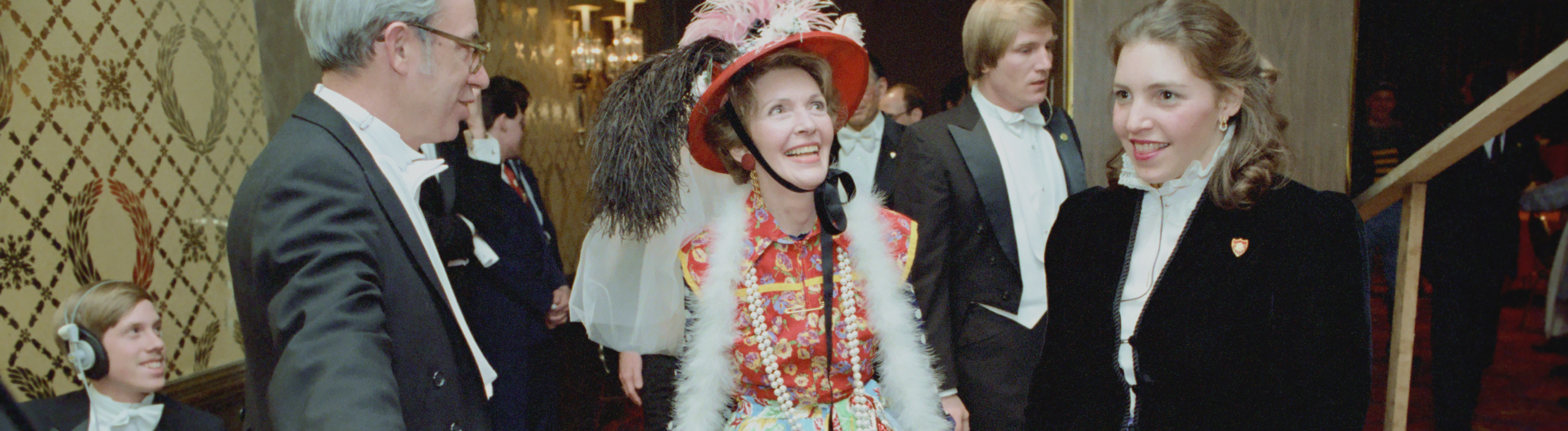 Nancy Reagan with Fun Apparel