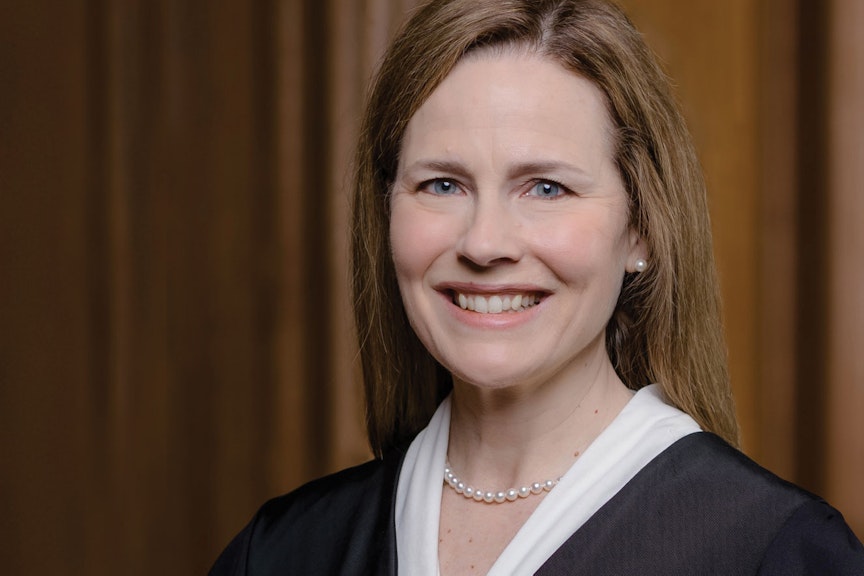 Official Portrait of Supreme Court Associate Justice Amy Coney Barrett