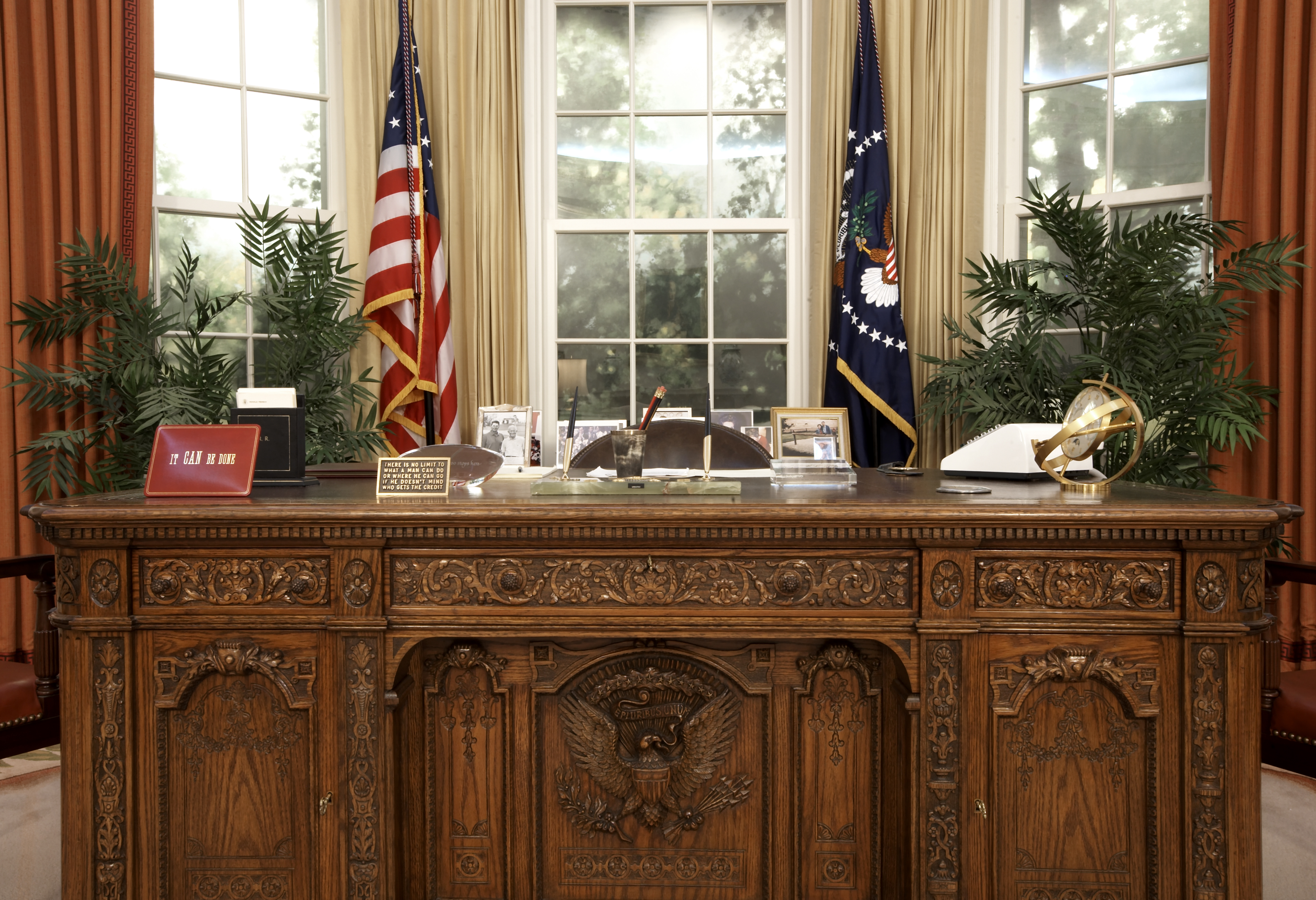 President Reagan's desk