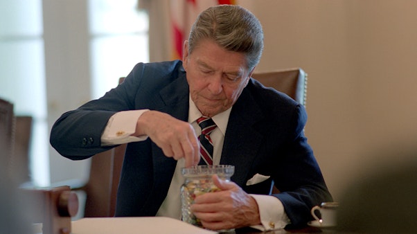 Reagan eating candy Reagan eating candy