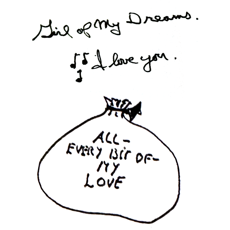 Love Note to Nancy from Ronnie Love Note to Nancy from Ronnie