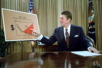 Reagan giving presentation Reagan giving presentation