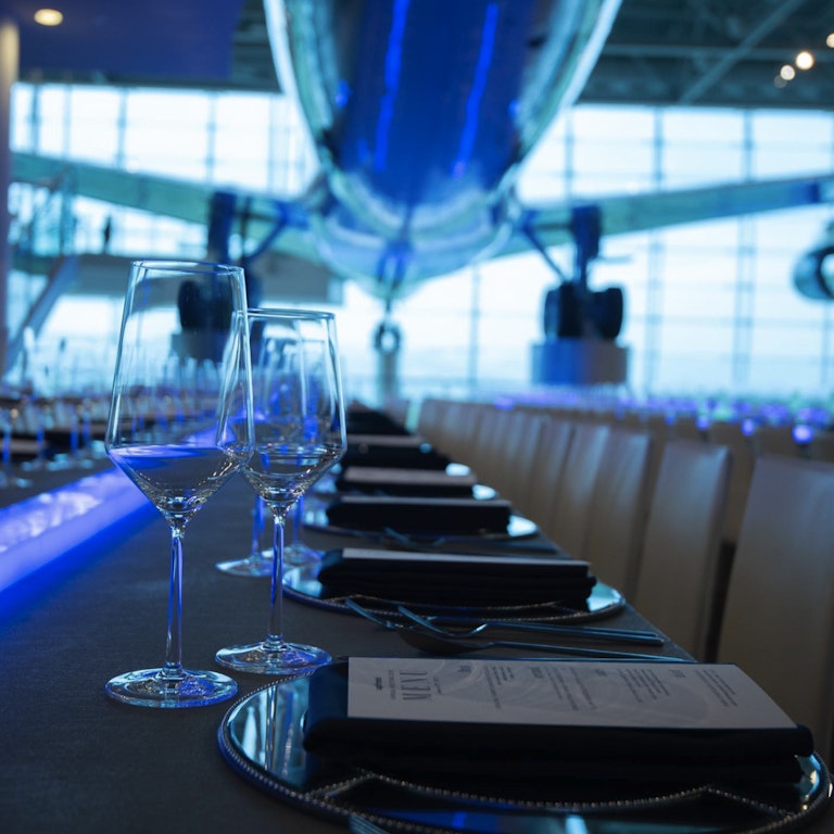 Dinner at Reagan Library Hangar Dinner at Reagan Library Hangar