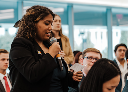 American Opportunity Bootcamp Student Speaking American Opportunity Bootcamp Student Speaking