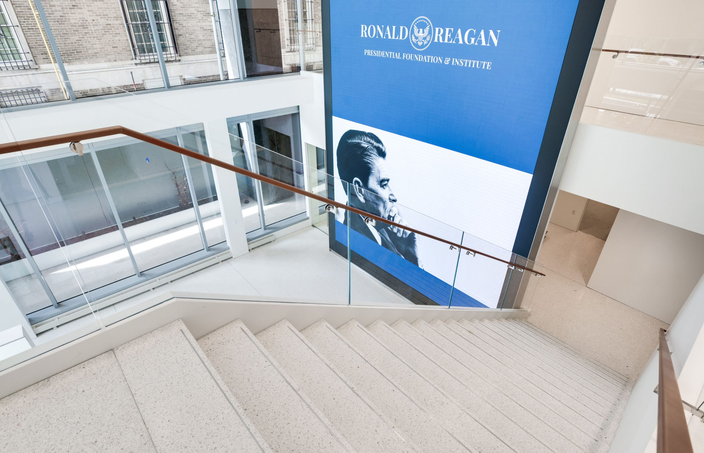Staircase in beautiful building