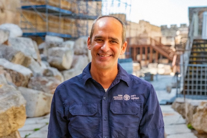 Dr. Joe Uziel from the Israel Antiquities Authority Dr. Joe Uziel from the Israel Antiquities Authority