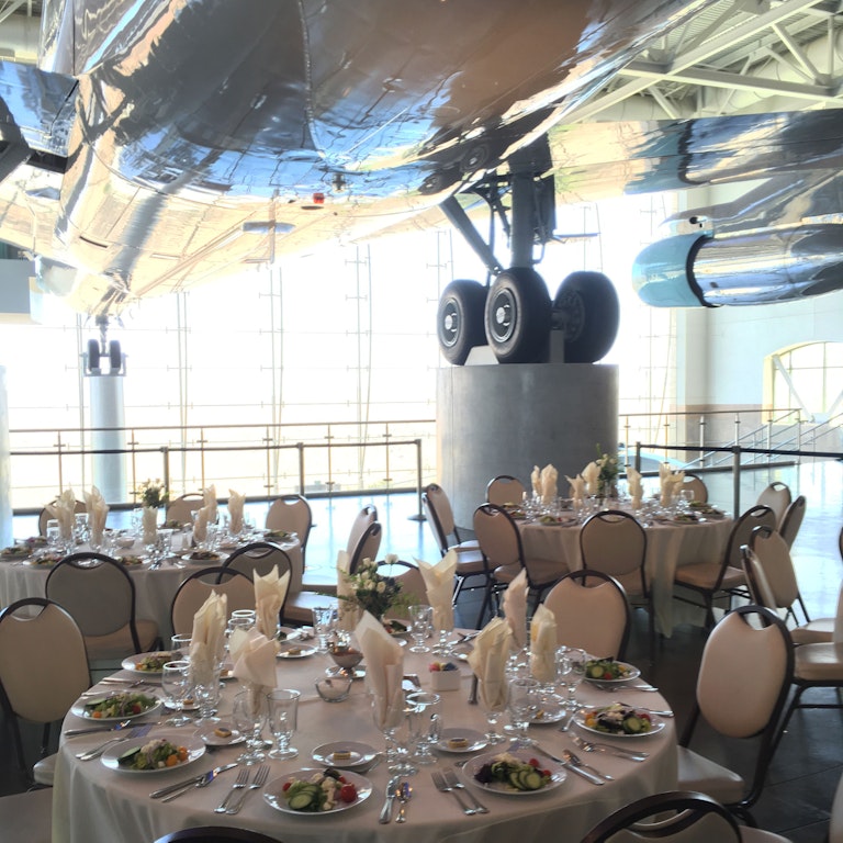 Table dining set under Air Force One