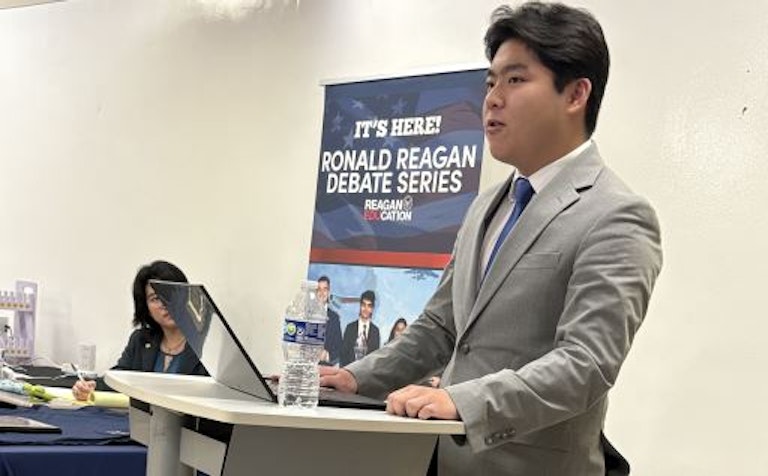 Jayden Yu Advances to the National Championship After Winning the Alabama Regional Competition of the Ronald Reagan Debate Series
