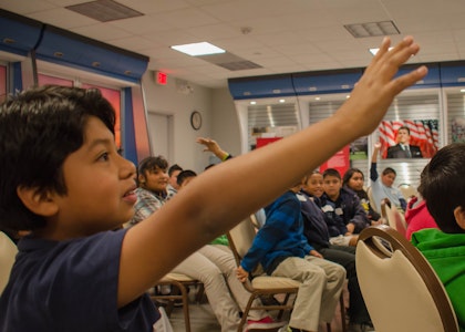 Student Raising Hand