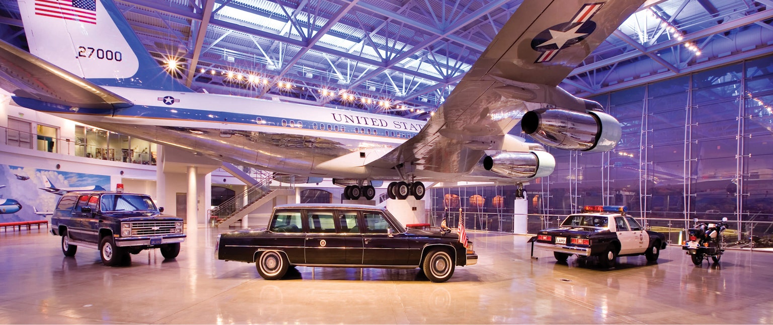 Air Force One Pavilion Inside the Hangar at the Ronald Reagan Library