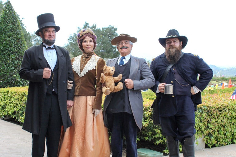 President re-enactors