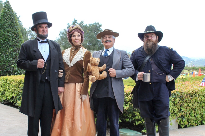 President re-enactors