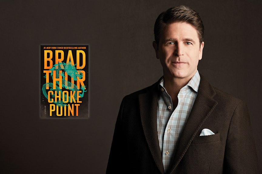 Author Brad Thor , book: Choke Point Author Brad Thor , book: Choke Point