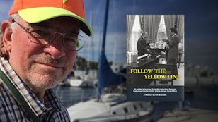 Author Bill Brockett, Book cover of "Follow the Yellow Line"