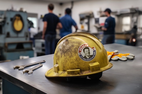 yellow helmet