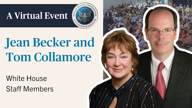 White House Staff Members Jean Becker and Tom Collamore