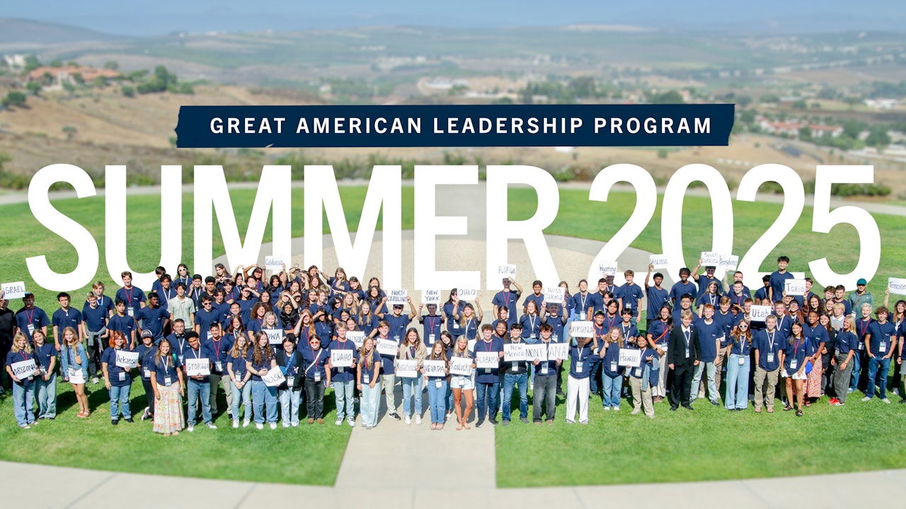 Large group of students smiling
