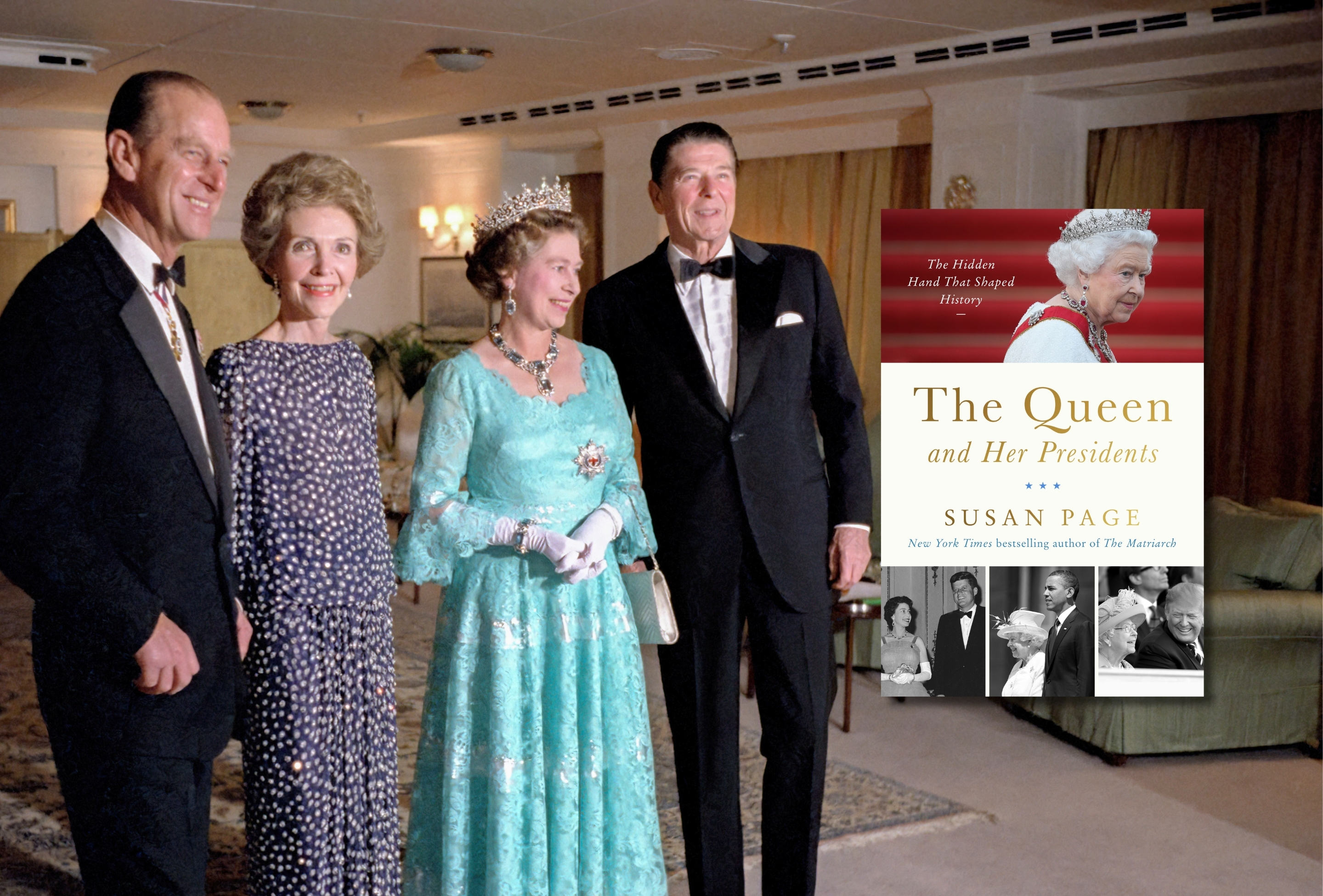 President Reagan, Mrs. Reagan, Queen Elizabeth II and Prince Philip