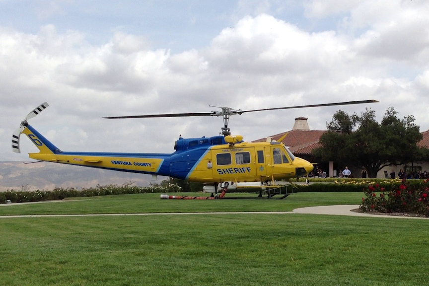 Ventura County Sherriff helicopter Ventura County Fire Department Firehawk helicopter