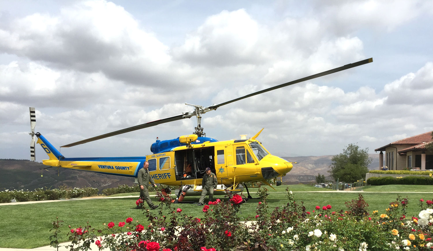 Ventura County Fire Department Firehawk helicopter