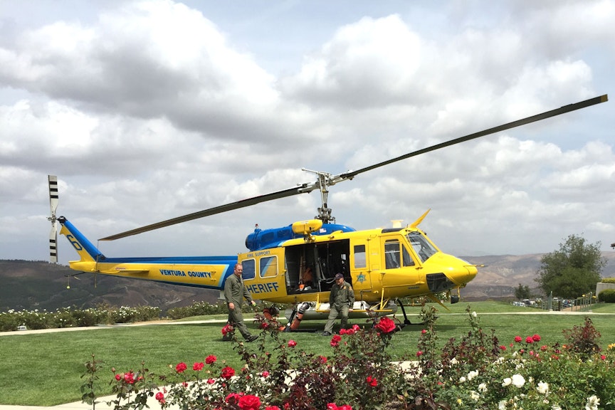 Ventura County Fire Department Firehawk helicopter