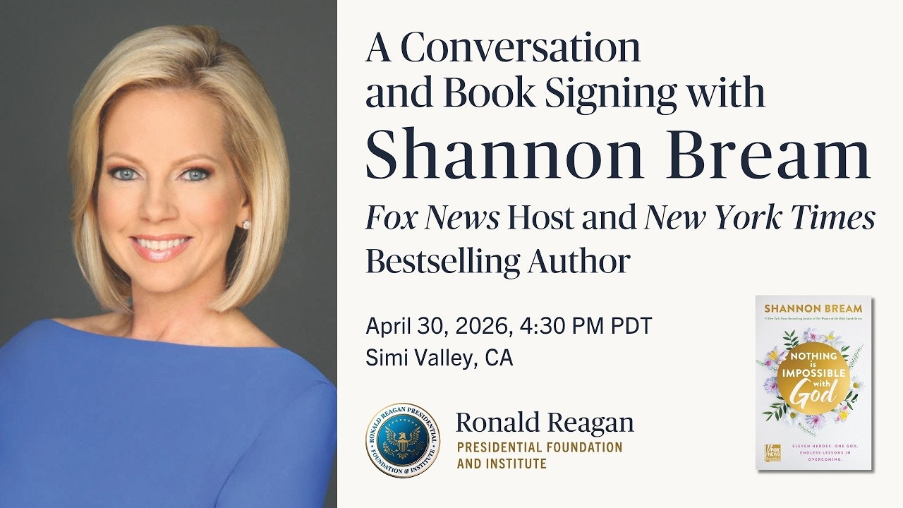 A Conversation with Shannon Bream | The Ronald Reagan Presidential ...