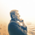 RNEF artwork RNEF artwork. Roanld Reagan looking into the distance.