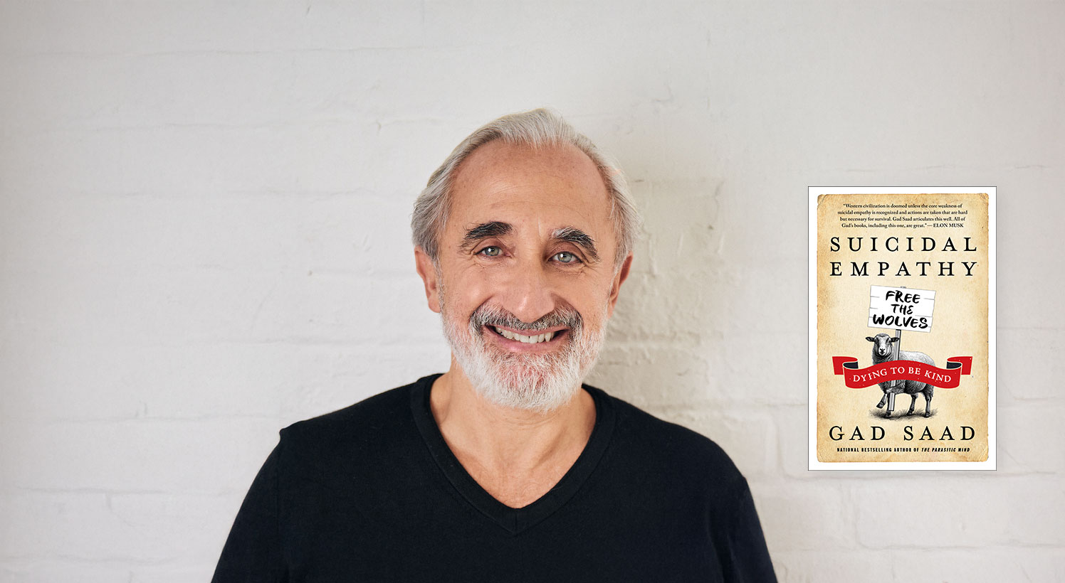 Dr. Gad Sad on his brand-new best seller, Suicidal Empathy: Dying to be Kind