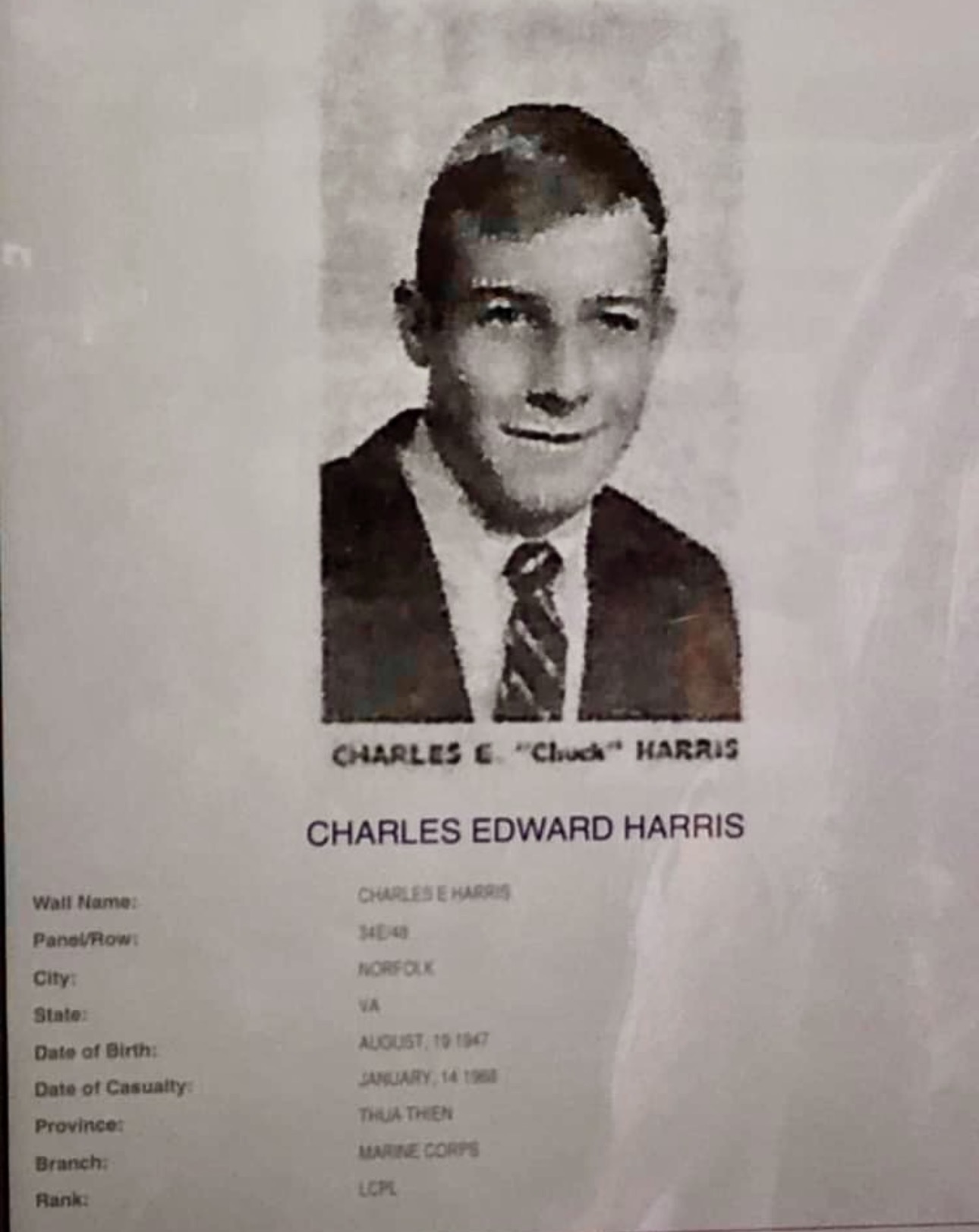 Charles Edward Harris