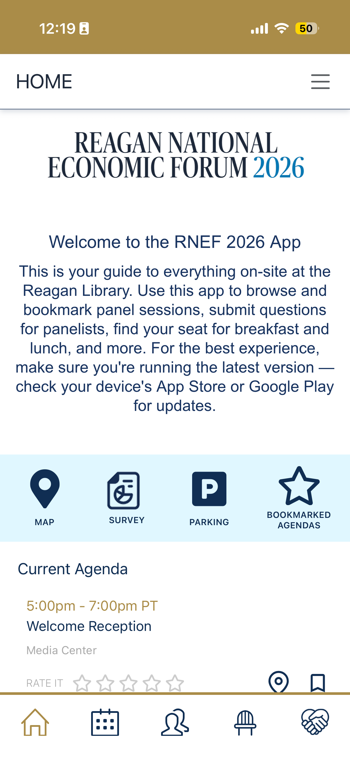 RNEF App_Home