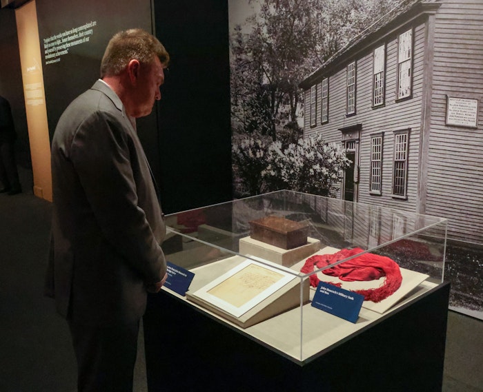 John Hancock’s military sash and the extraordinary letter