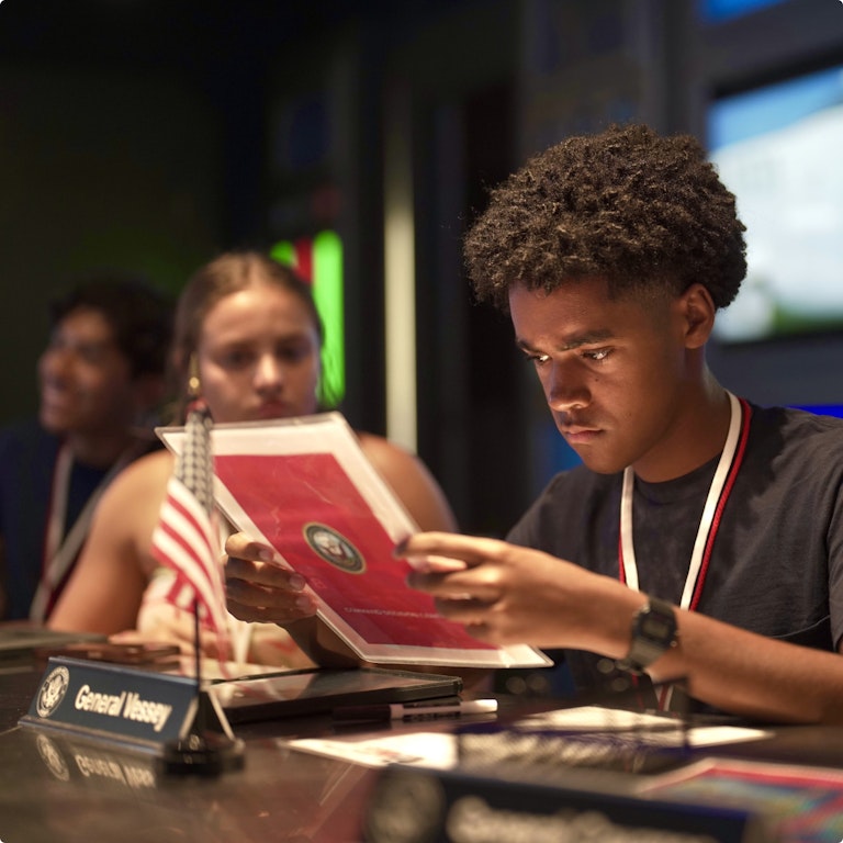 Students reading