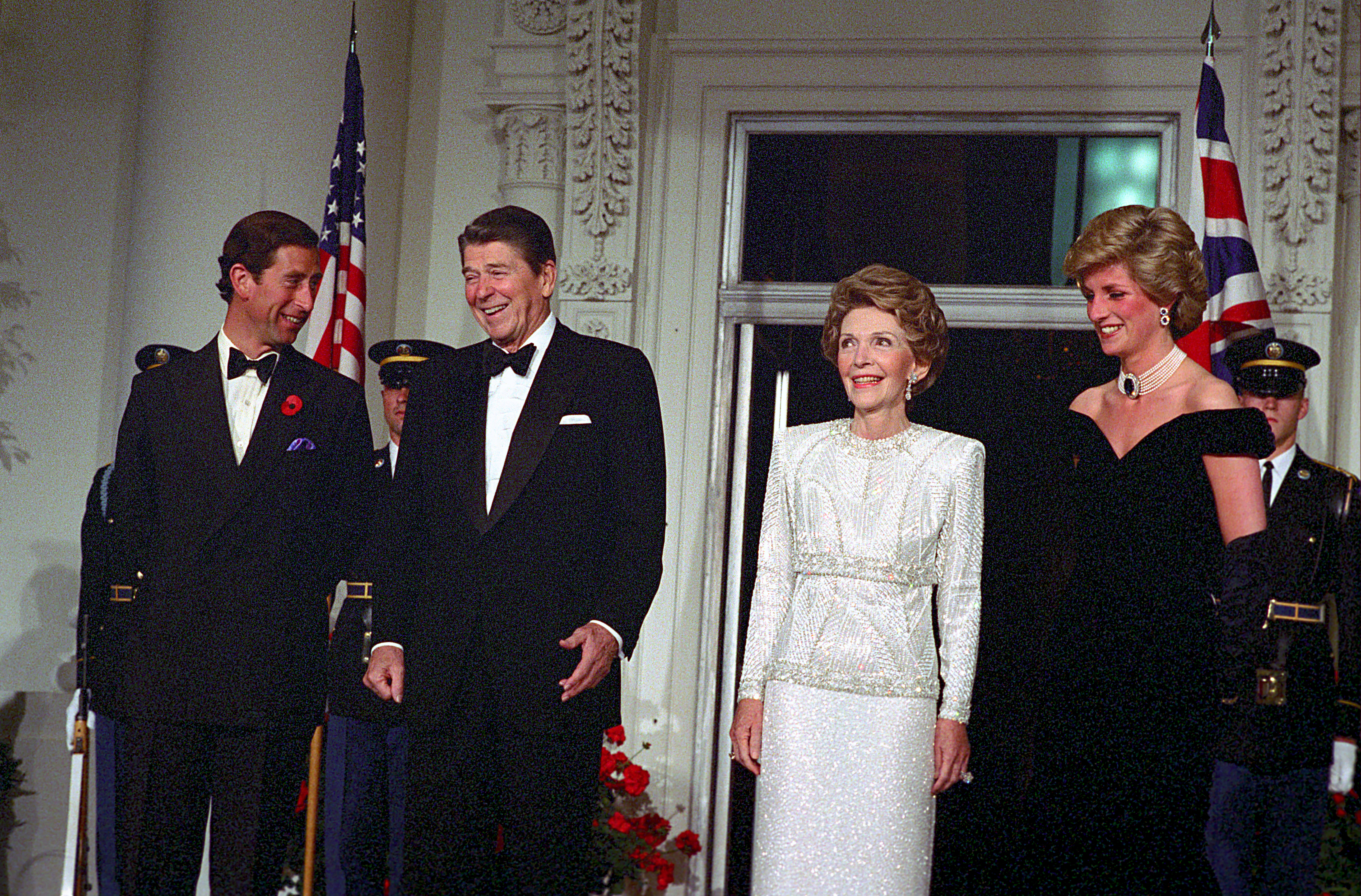 The Reagans, Prince Charles, and Princess Diana