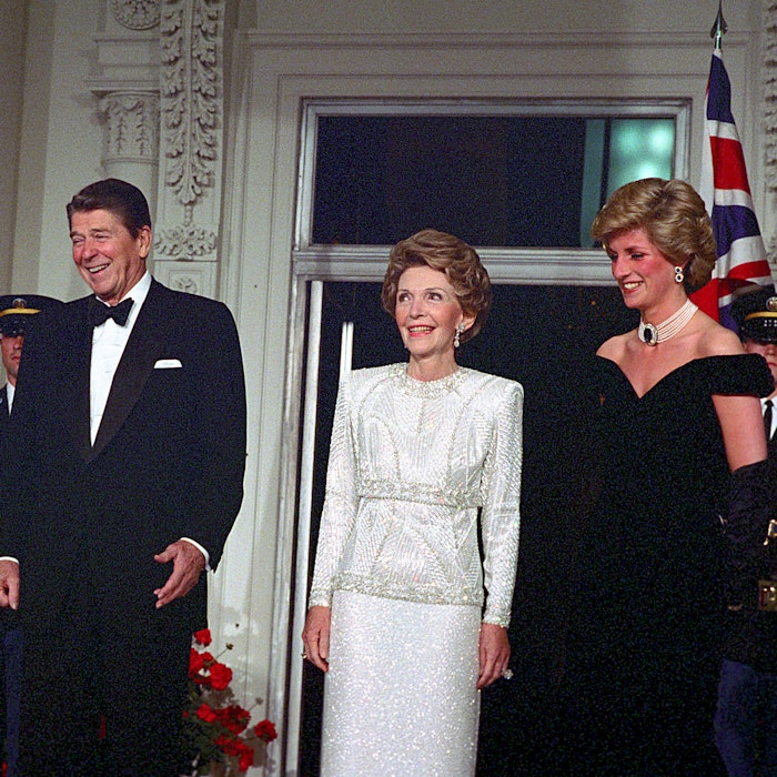 The Reagans, Prince Charles, and Princess Diana