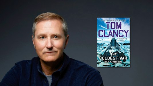author M.P. Woodward for his latest release, Tom Clancy The Coldest War; A Jack Ryan Novel