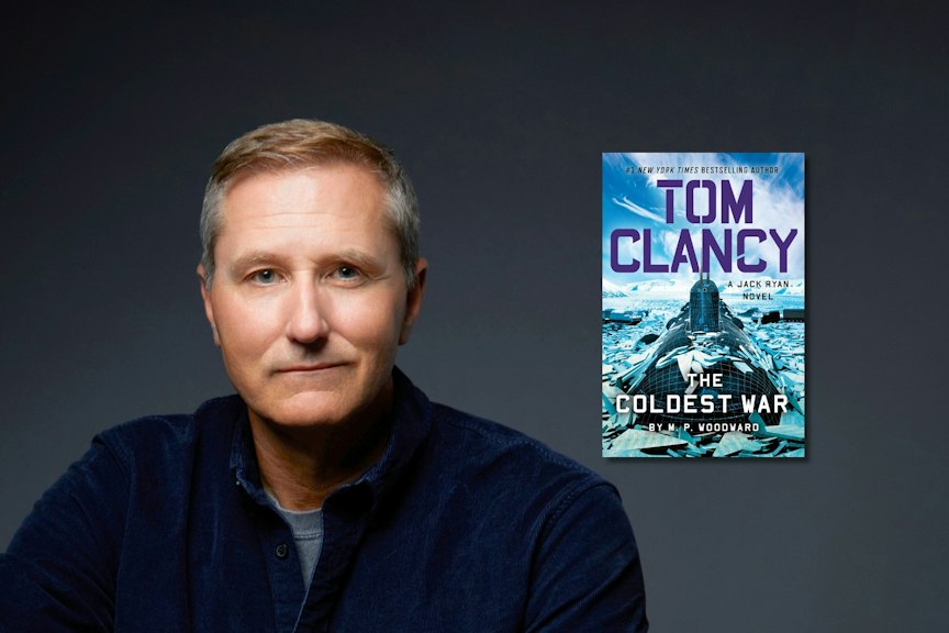 author M.P. Woodward for his latest release, Tom Clancy The Coldest War; A Jack Ryan Novel